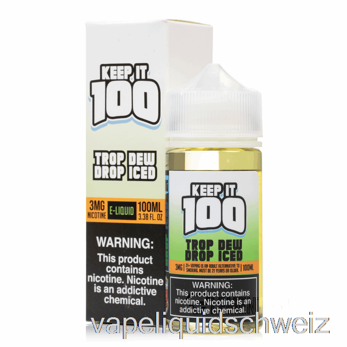Iced Trop Dew Drop – 100 – 100 Ml 6 Mg Vape Ohne Nikotin